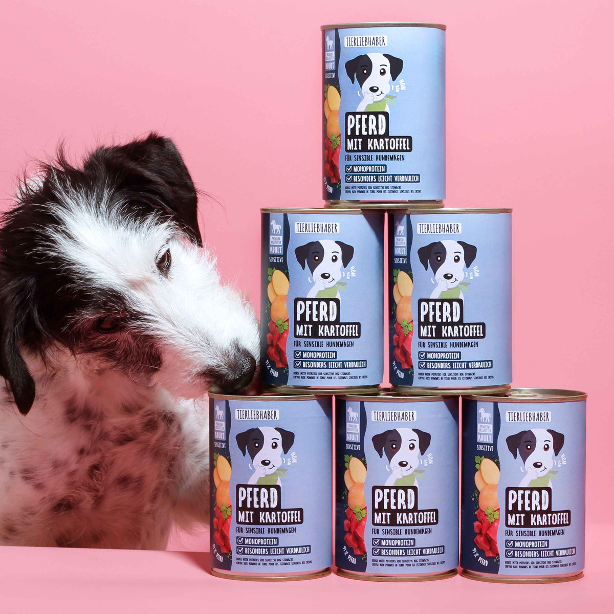 Nassfutter Pferd mit Kartoffel 400g