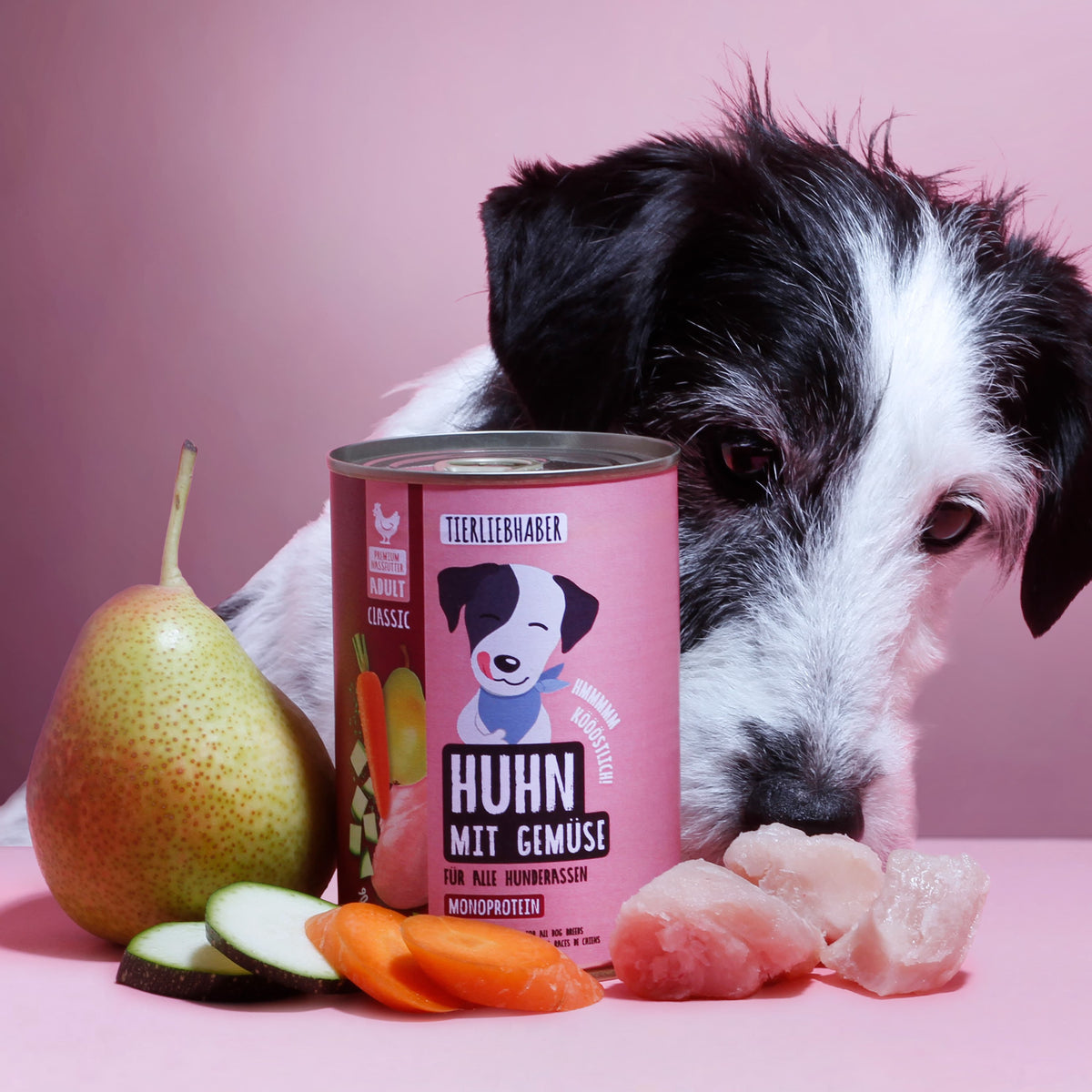 Nassfutter Huhn mit Gemüse 400g