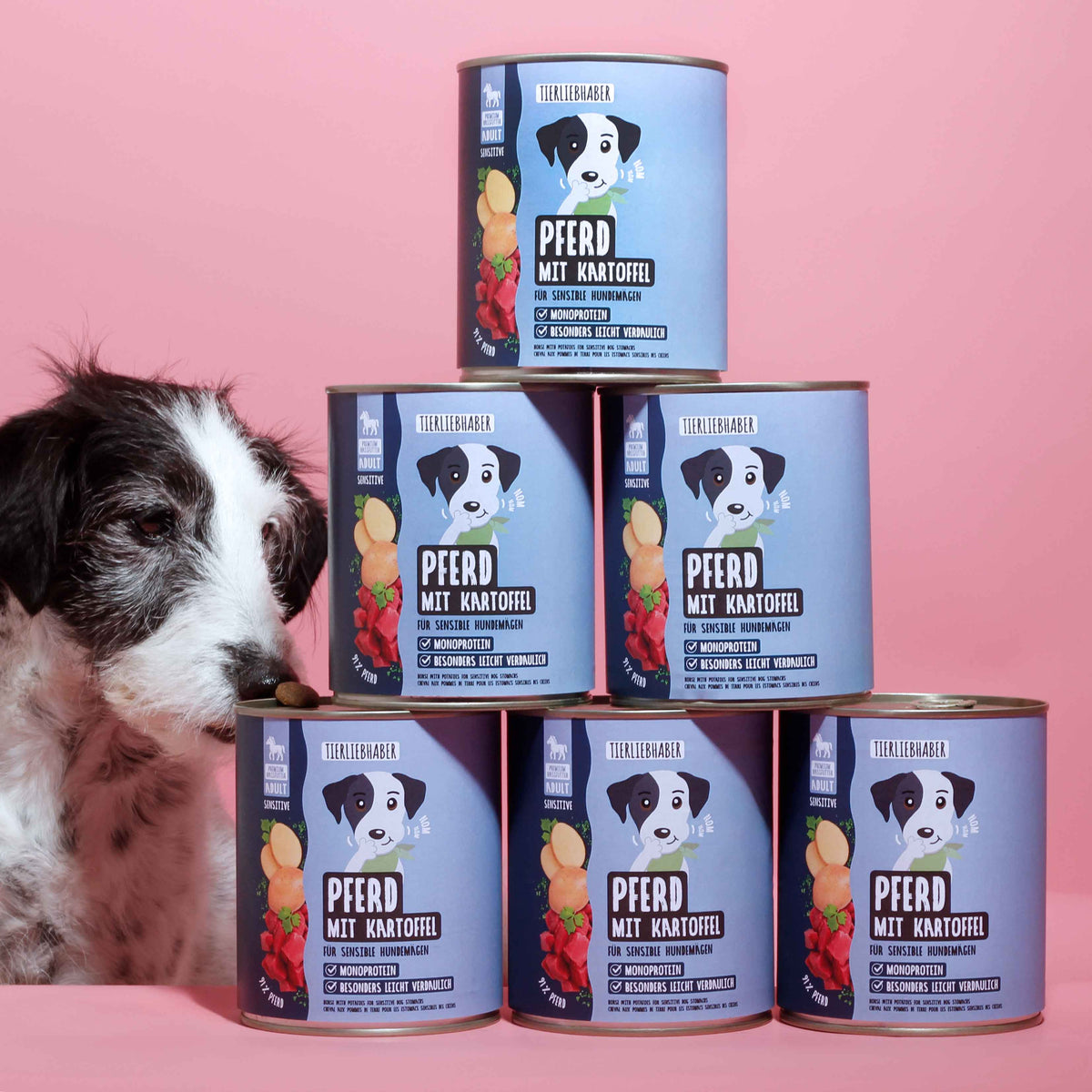 Nassfutter Pferd mit Kartoffel 800g
